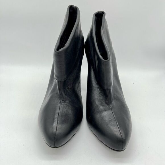 Pour La Victoire |Brenda| Black Leather Ankle Boots Size 8 - Picture 2 of 12